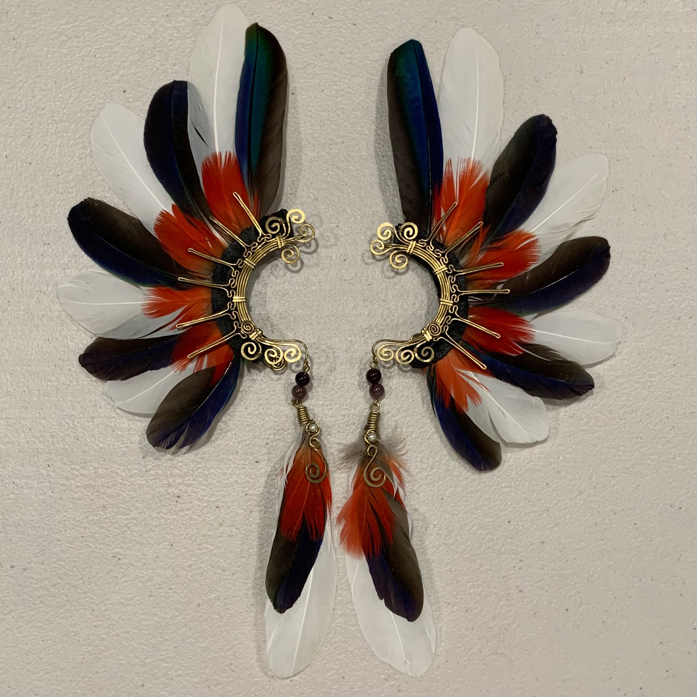 Feather wing Earrings 496