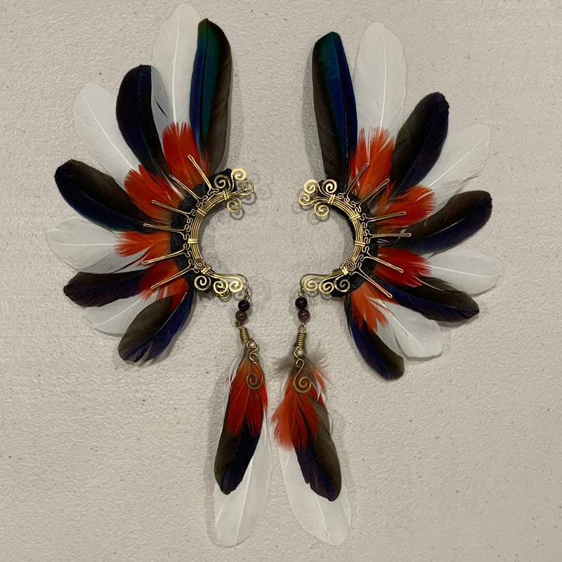 Feather wing Earrings 496