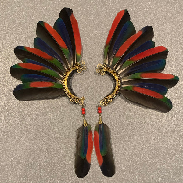 Feather wing Earrings 276