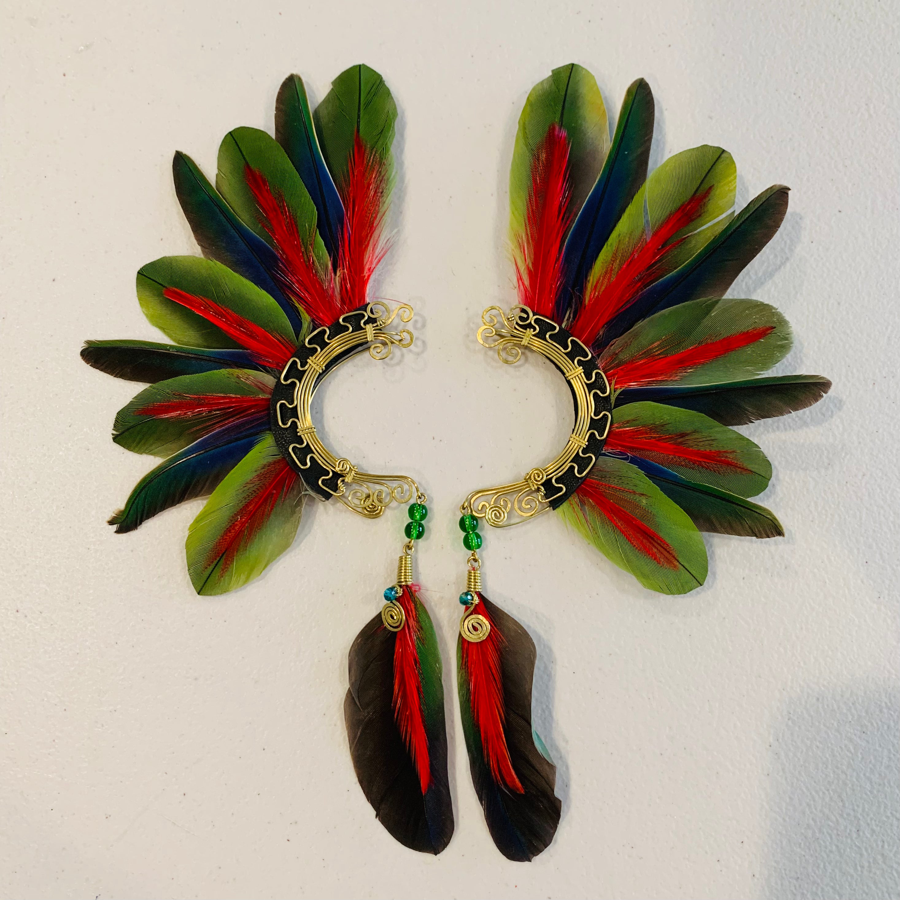 Feather wing cuff Earrings 883