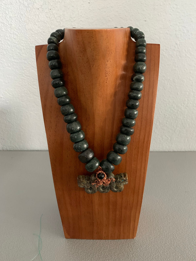 Necklace - Guatamala Jade Quetzalcoatl 5
