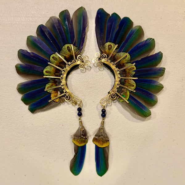 Feather wing cuff Earrings 719