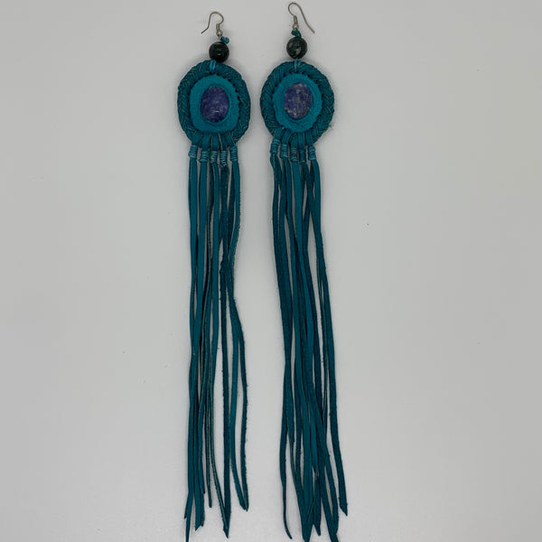 Leather Earrings 27