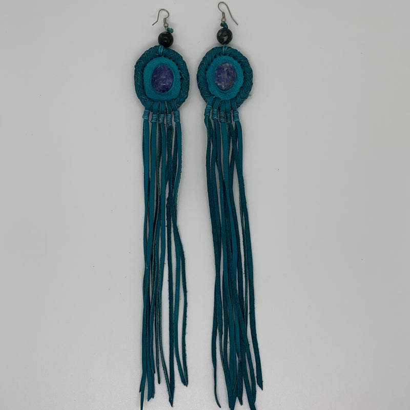 Leather Earrings 27