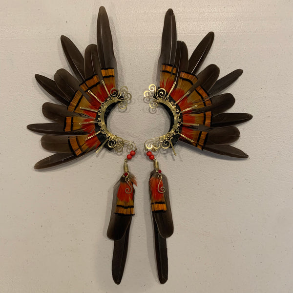 Feather wing Earrings 457