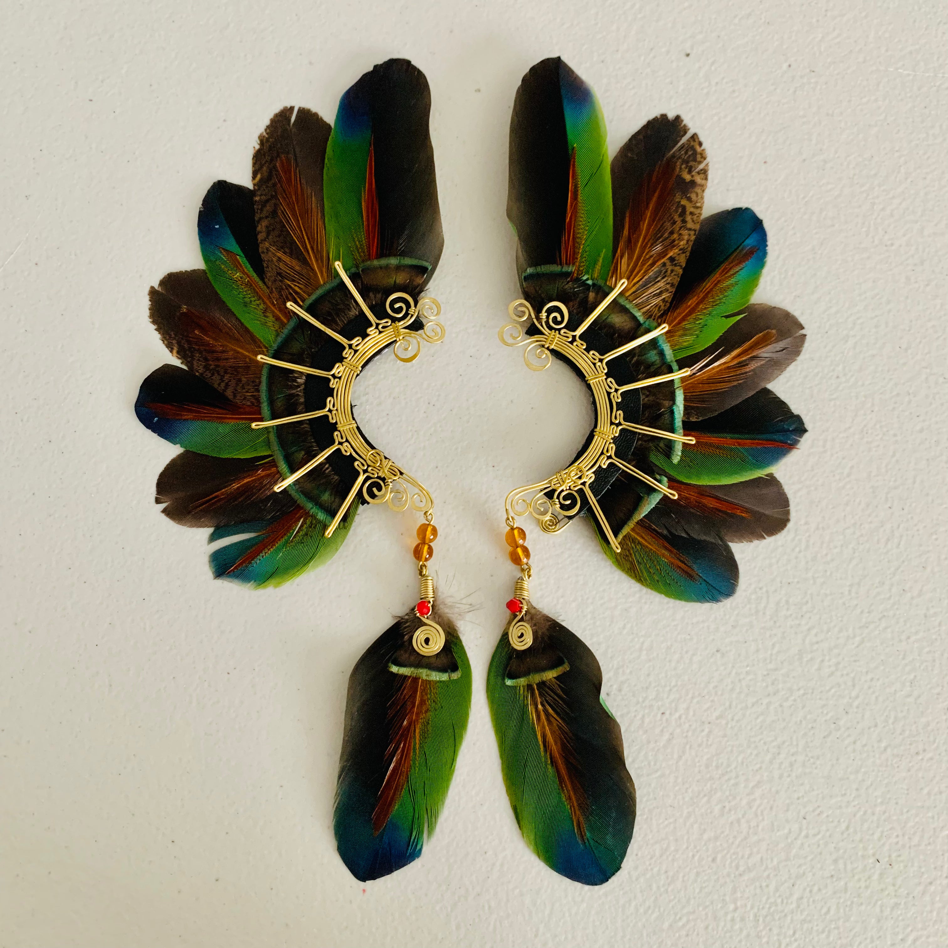 Feather wing cuff Earrings 790