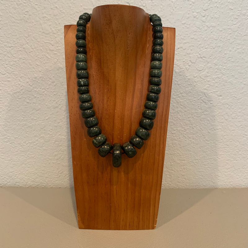 Necklace - Guatamala Jade and Jade pendent
