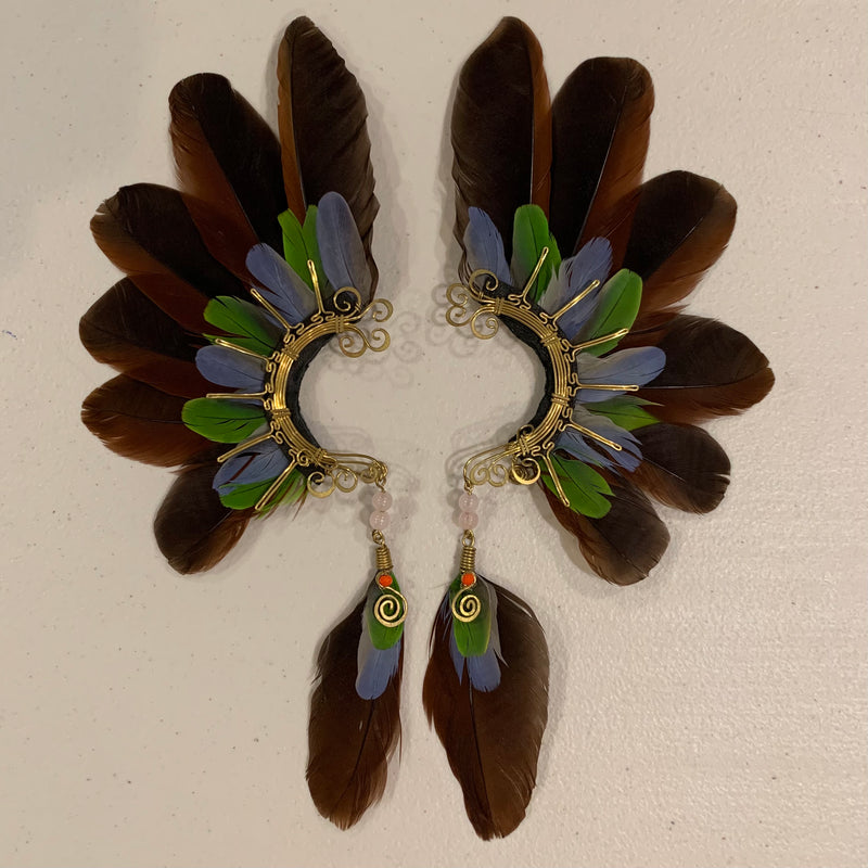 Feather wing Earrings 639