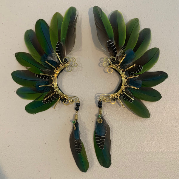 Feather wing Earrings 614