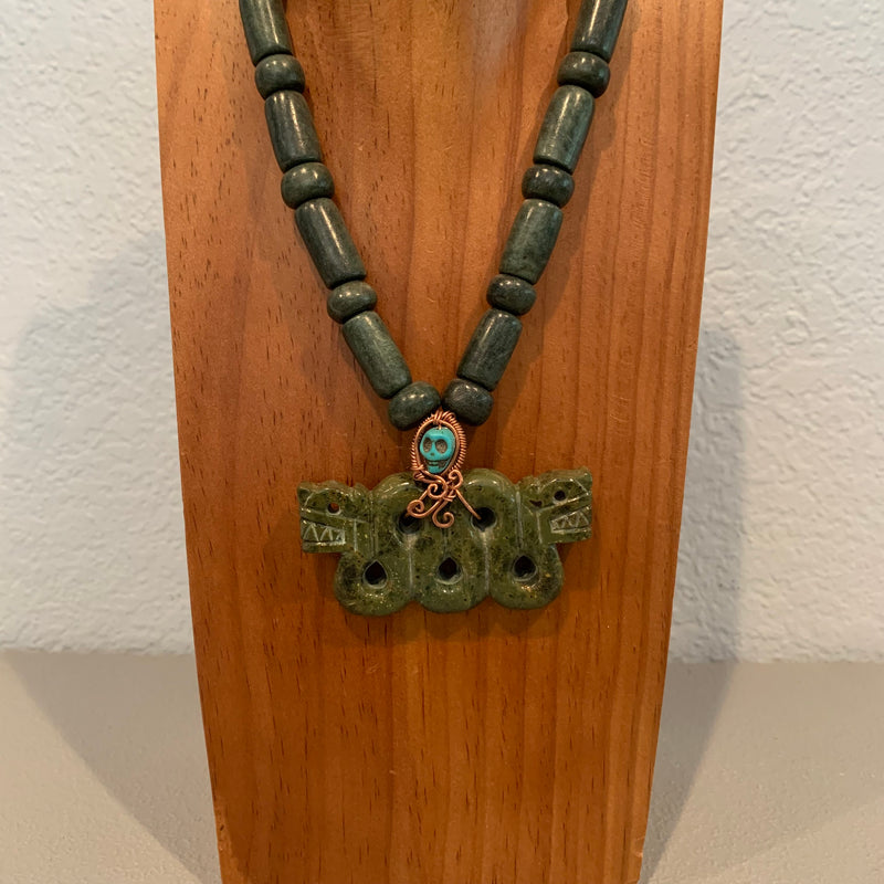 Necklace - Guatamala Jade Quetzalcoatl 33