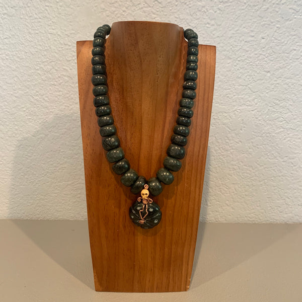 Necklace - Guatamala Jade Peyote 18