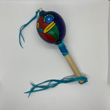 Aztec Dance Rattle painted 28