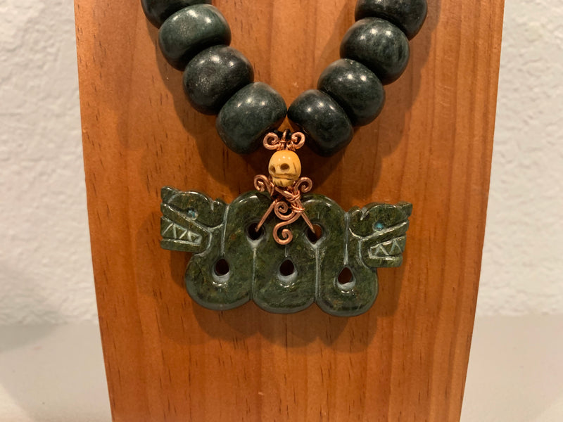 Necklace - Guatamala Jade Quetzalcoatl 19