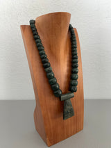 Necklace - Guatamala Jade & Skull pendent
