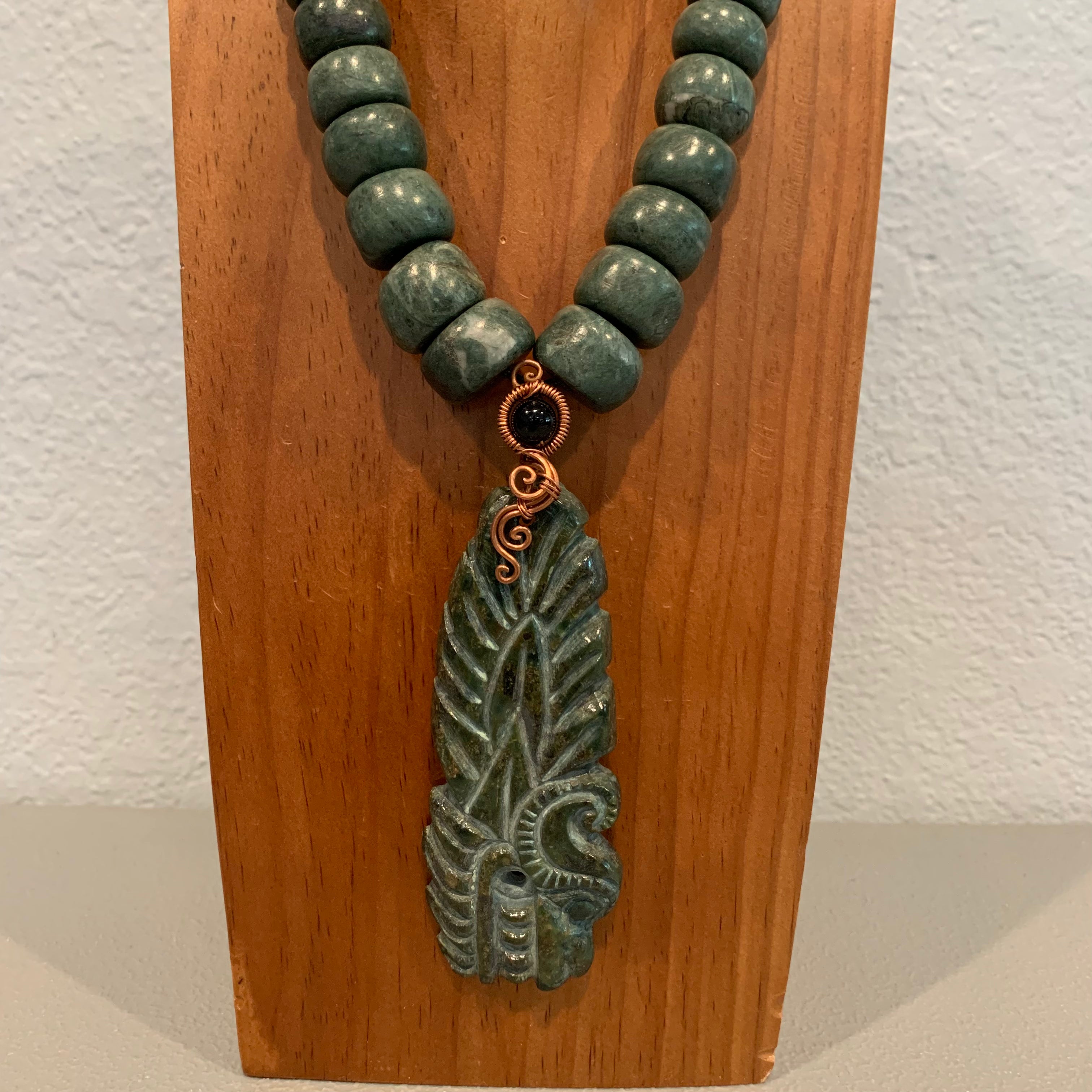 Necklace - Guatamala Jade Quetzalcoatl 3