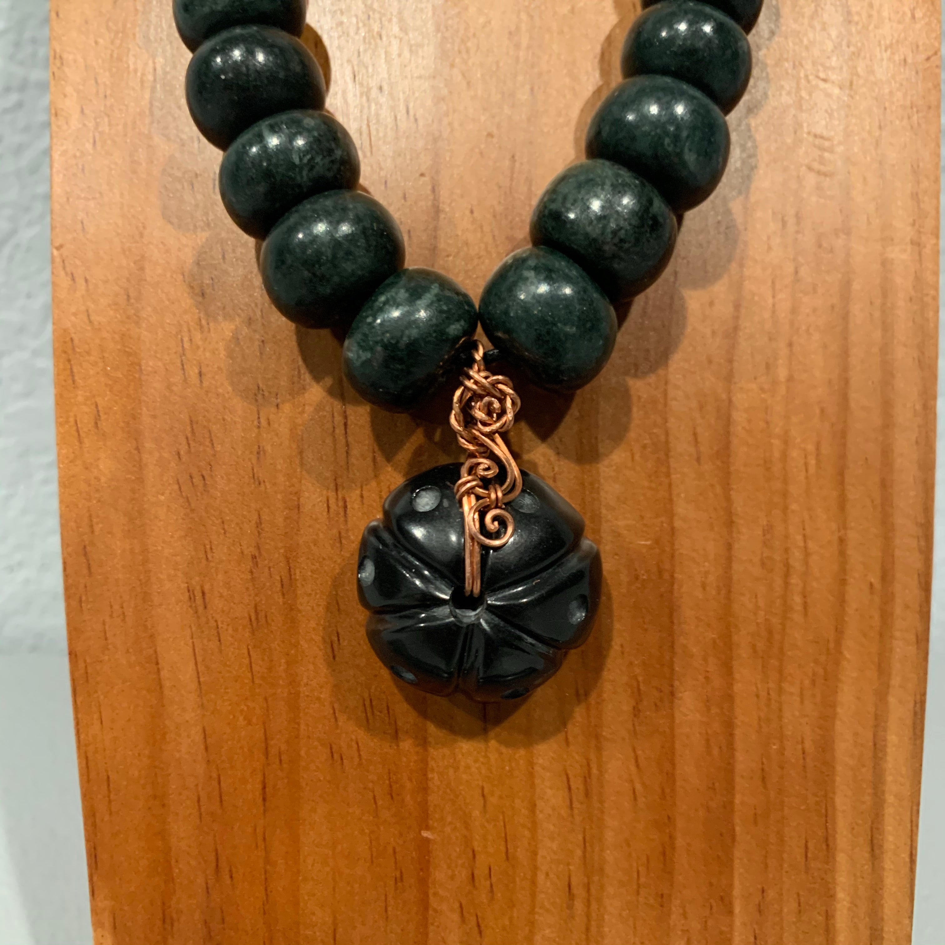 Necklace - Guatamala Jade Peyote 4