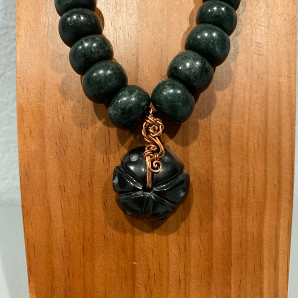 Necklace - Guatamala Jade Peyote 4