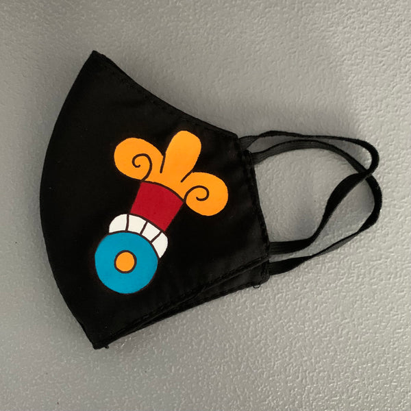 Face mask - hand painted Xochitl | Flower 2