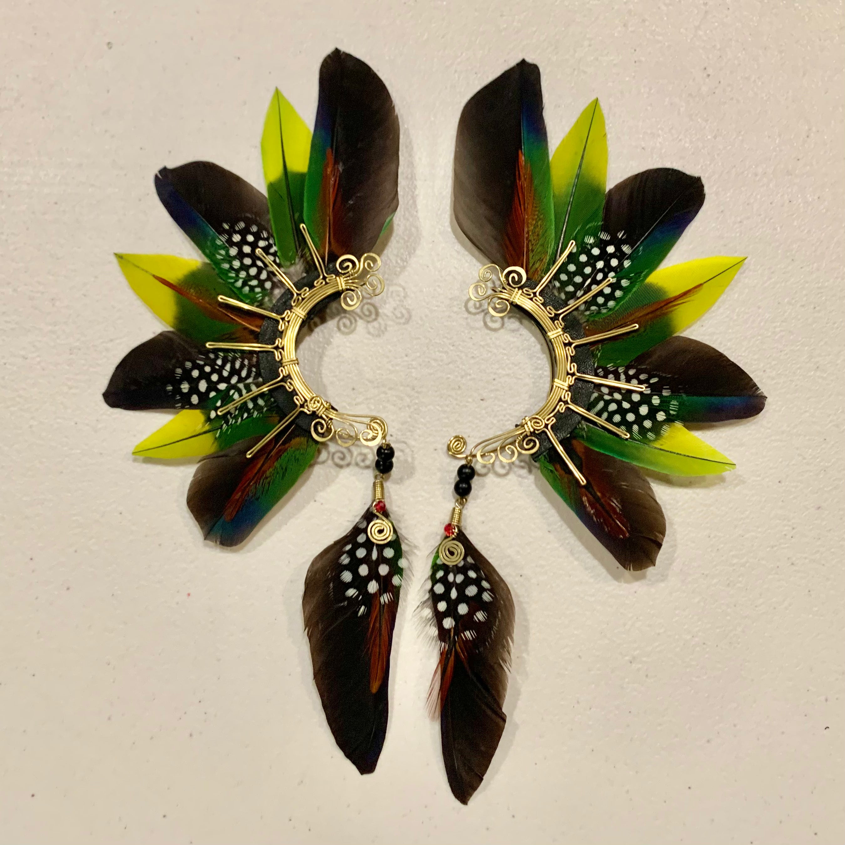 Feather wing cuff Earrings 729