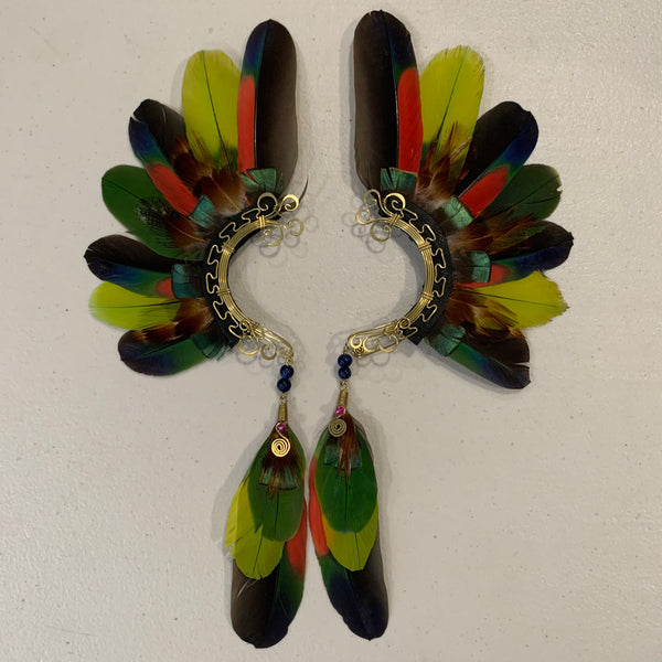 Feather wing Earrings 678