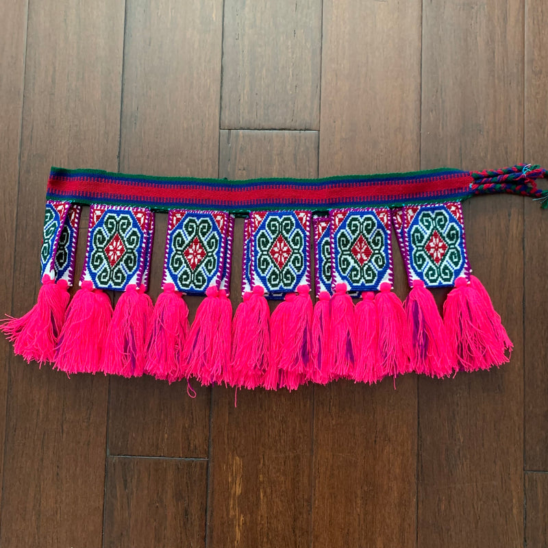 Belt - Huichol peyote belt|faja 5