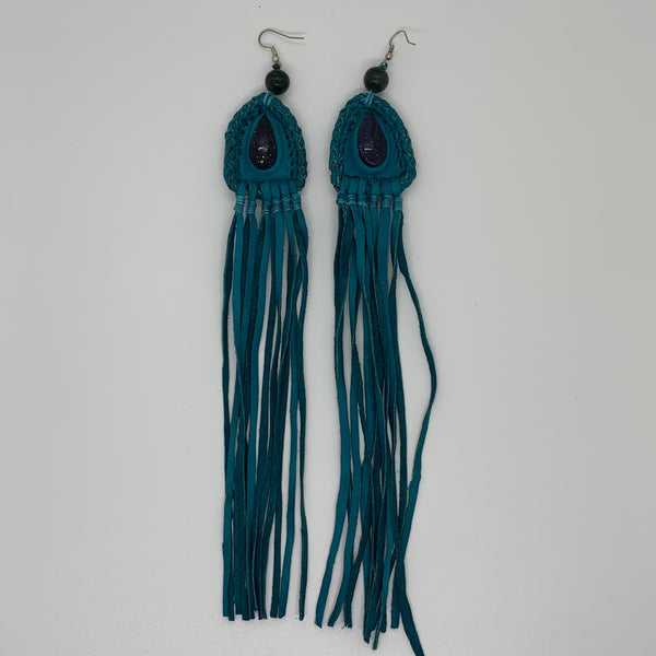 Leather Earrings 25