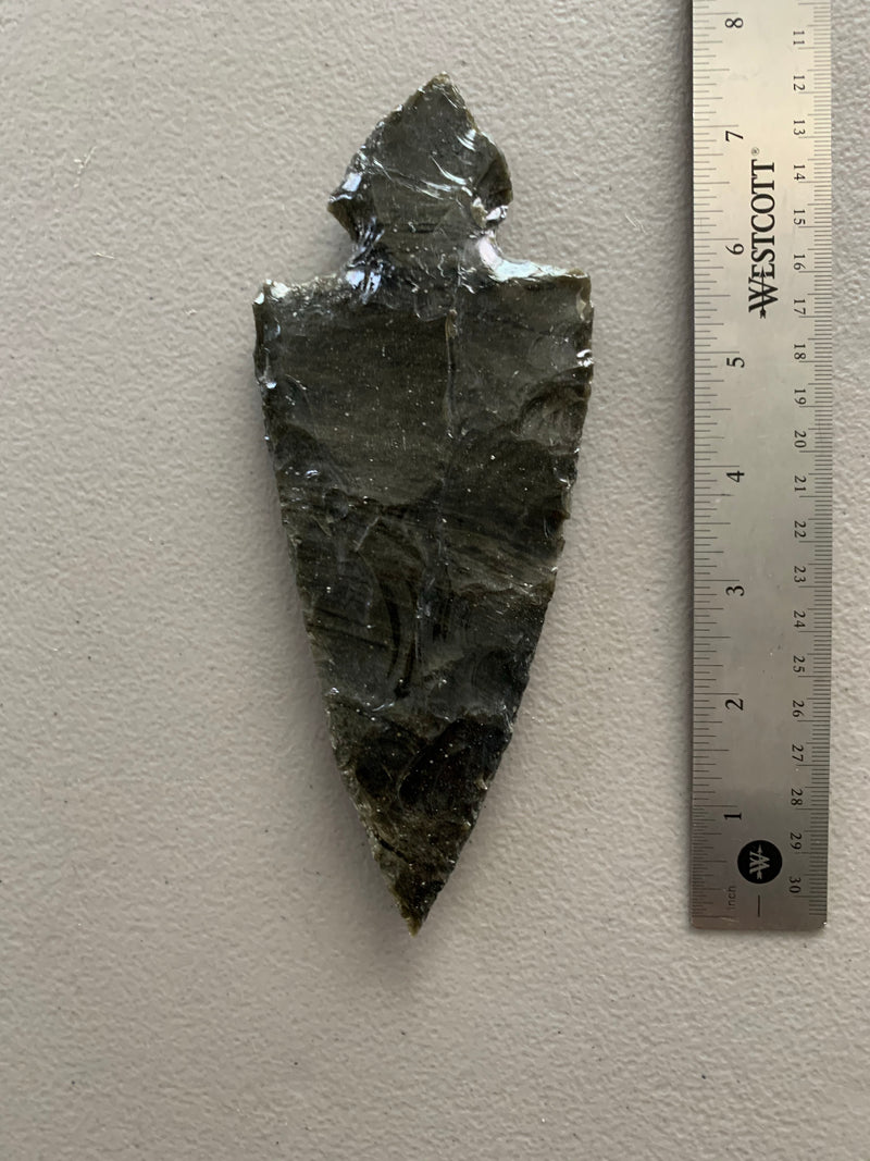 Obsidian - spear head w notch