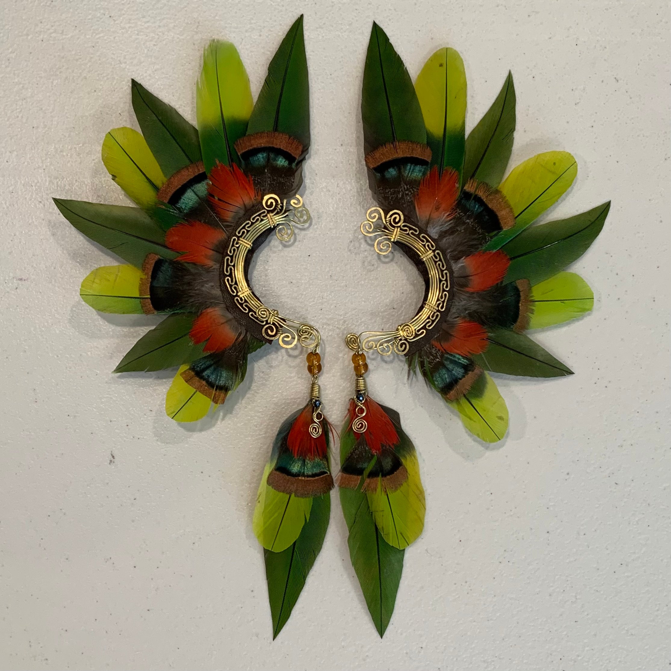 Feather wing Earrings 529