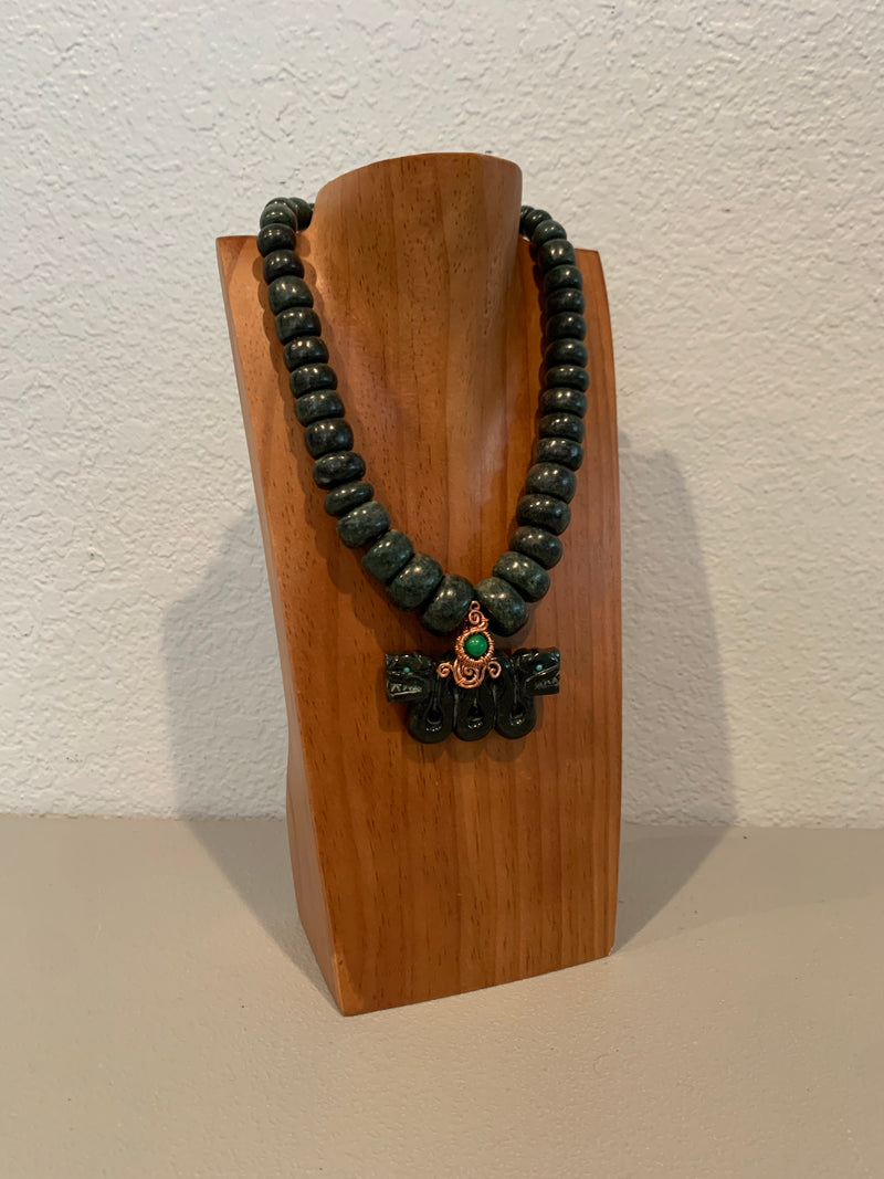 Necklace - Guatamala Jade Quetzalcoatl