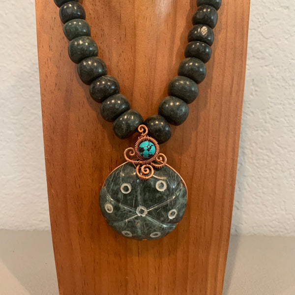 Necklace - Guatamala Jade Peyote 1