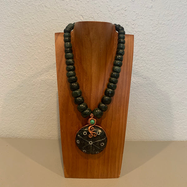 Necklace - Guatamala Jade Peyote 6