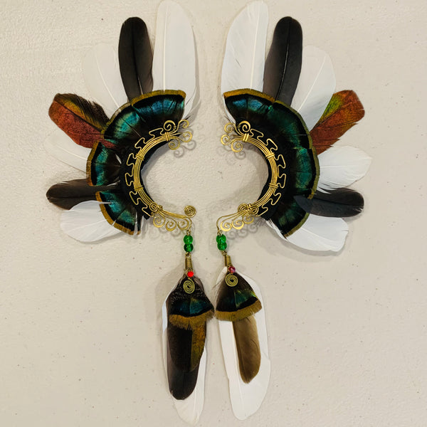 Feather wing Earrings 669