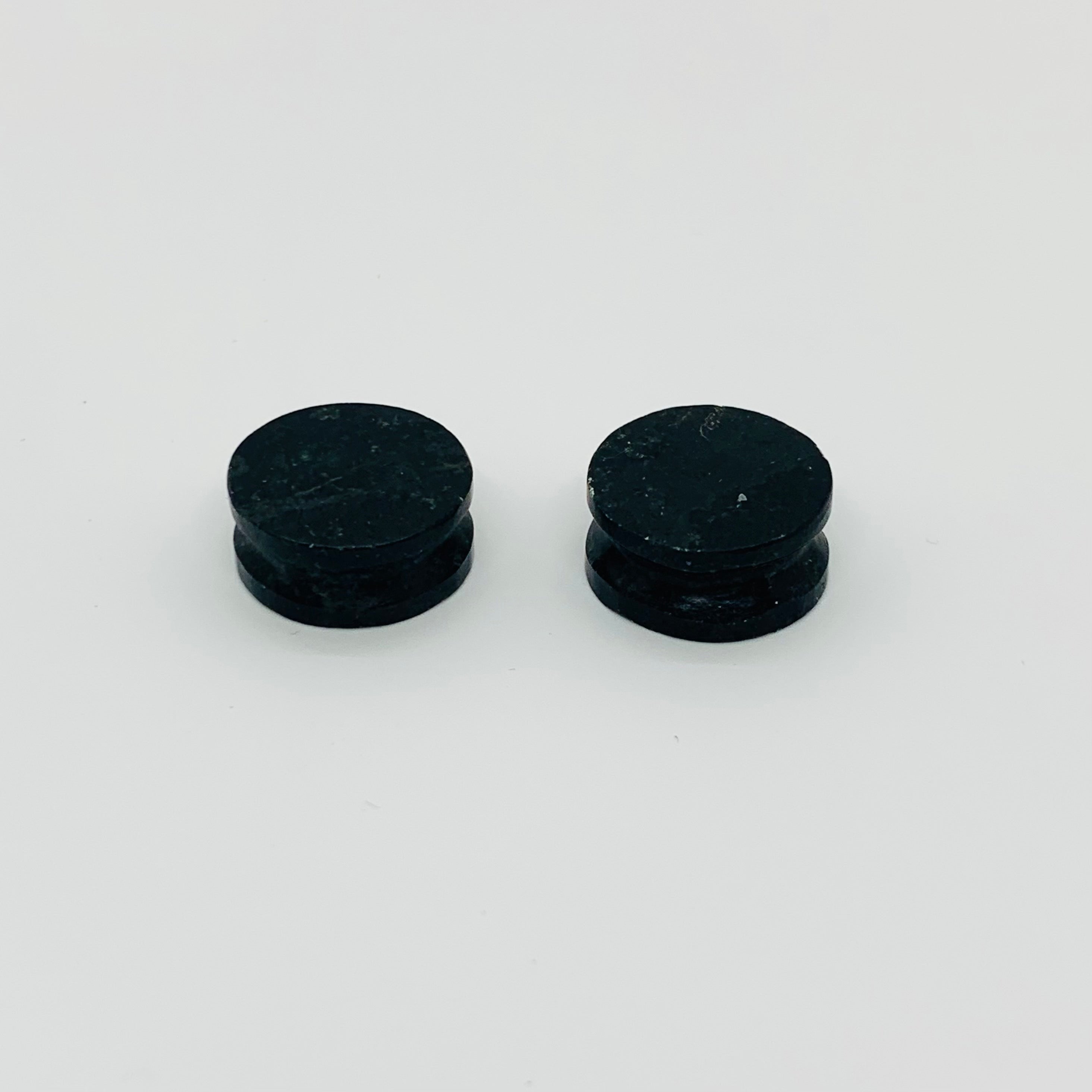 Earrings Jade plugs 5/8”