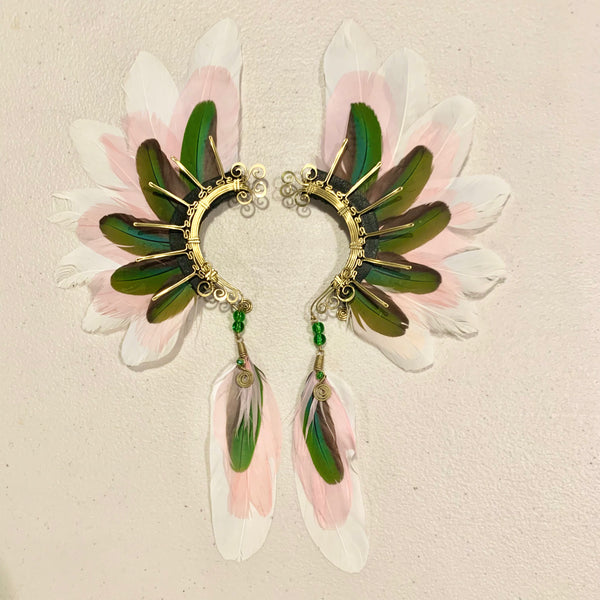 Feather wing cuff Earrings 741