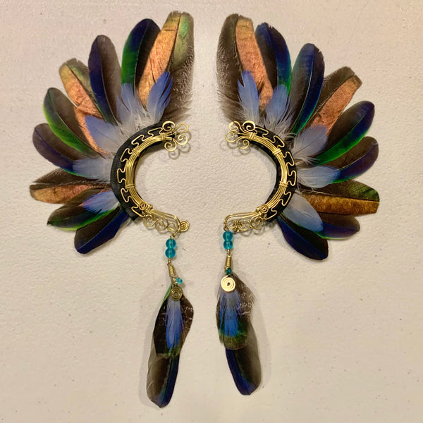 Feather wing cuff Earrings 724