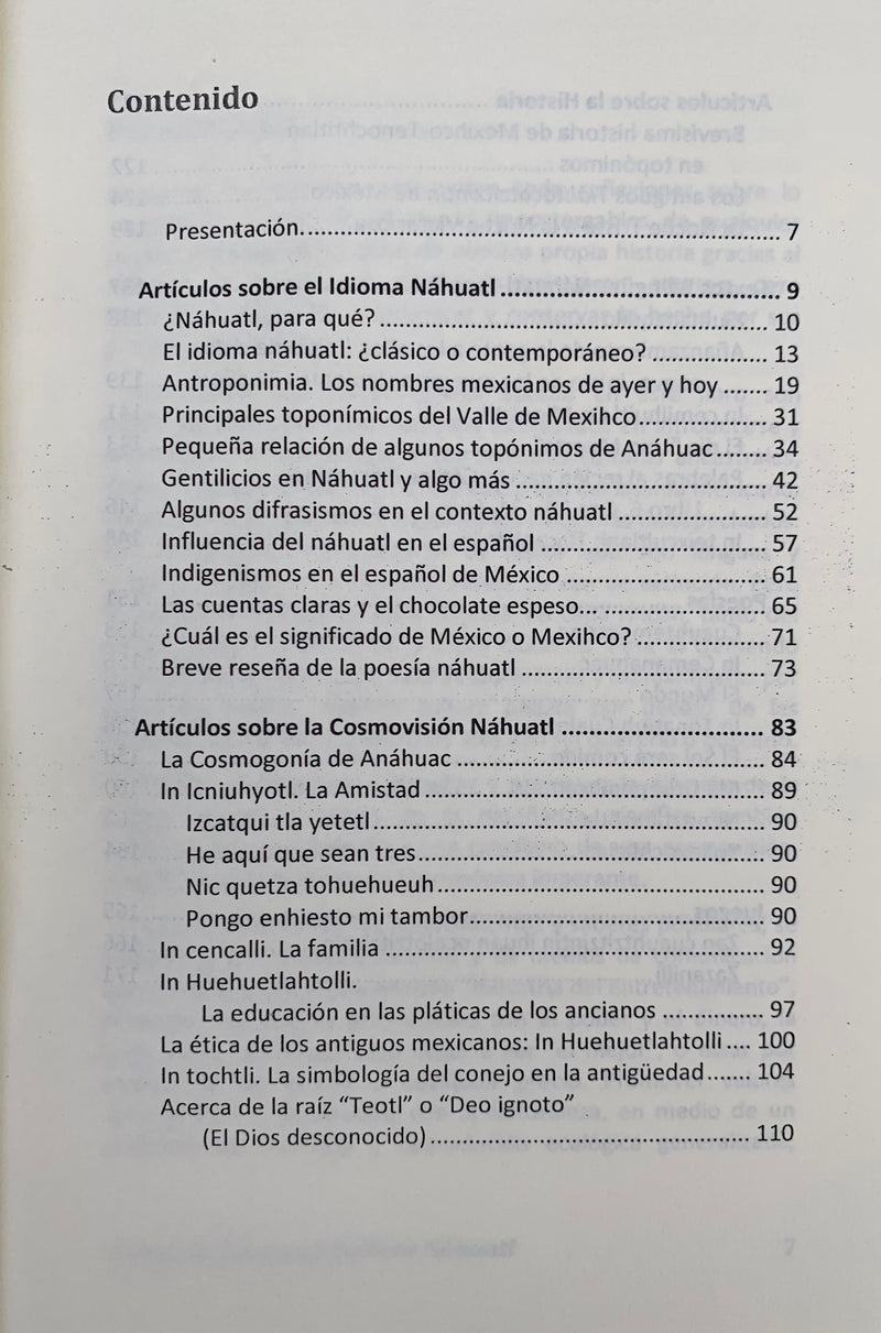 Book - Temas de la Lengua Nahuatl