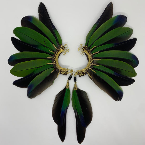 Feather wing Earrings 387