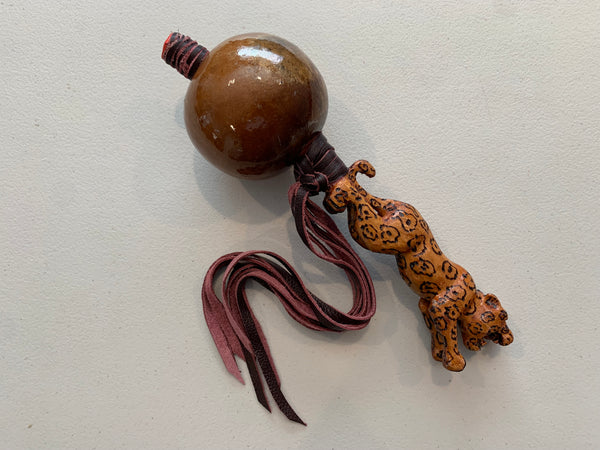 Aztec Dance Rattle Jaguar | Ocelotl 3