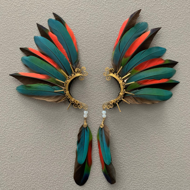 Feather wing Earrings 187