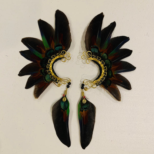 Feather wing Earrings 648