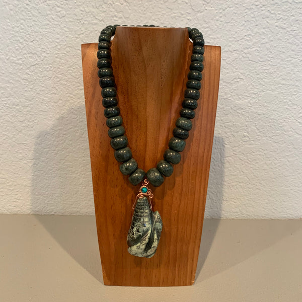 Necklace - Guatamala Jade Corn 1