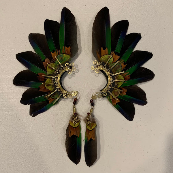 Feather wing Earrings 509