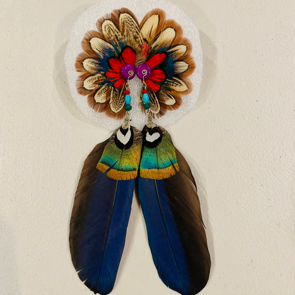 Feather wing Earrings 740